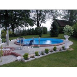 Milano rund pool fra  3,0 m - hobby pool