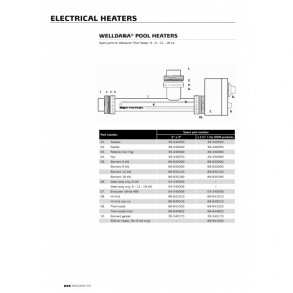 Drejegreb 0-40 gr. til Welldana Elvarmer