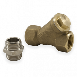 Snavsfilter med brystnippel 1/2