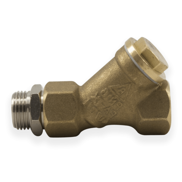 Snavsfilter med brystnippel 1/2"