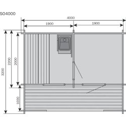 Sauna hytte med elovn - Keitele