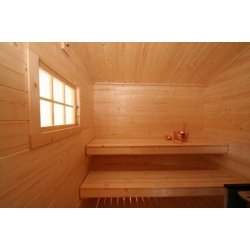 Sauna hytte med brndeovn - Keitele