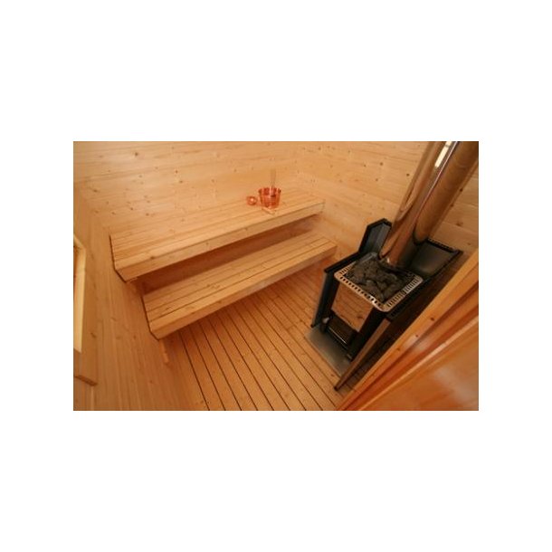 Sauna hytte med brndeovn - Keitele