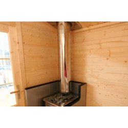 Sauna hytte med brndeovn - Kuikka