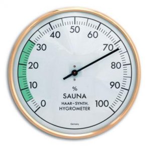 Sauna Hygrometer 16 cm Metal
