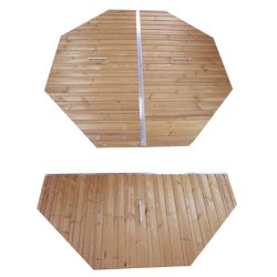 Vildmarksbad Spa Udvendig ovn Thermowood Saml selv