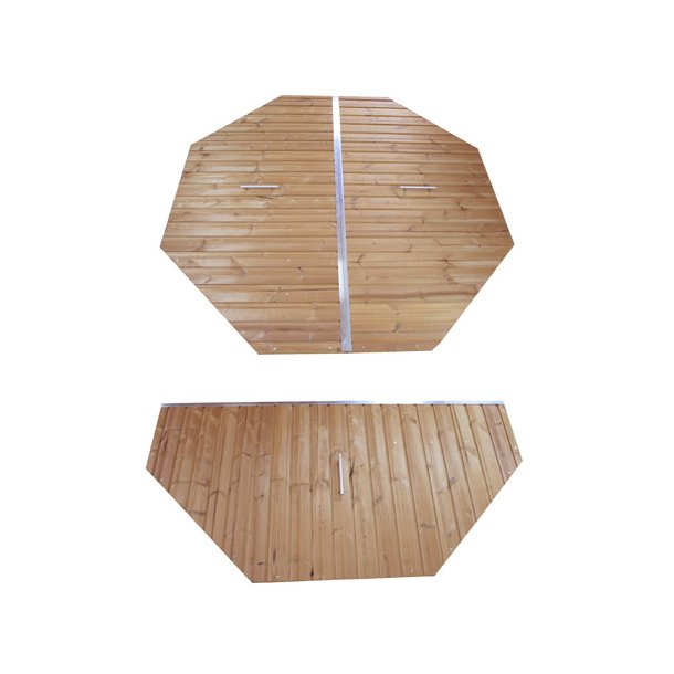 Vildmarksbad Spa Udvendig ovn Thermowood Saml selv