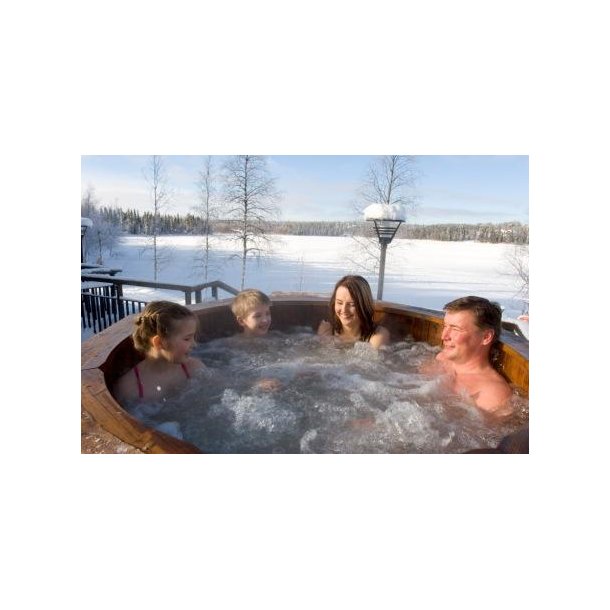 Vildmarksbad Spa Udvendig ovn Thermowood Saml selv