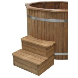 Trappe standard til vildmarksbad 150 cm