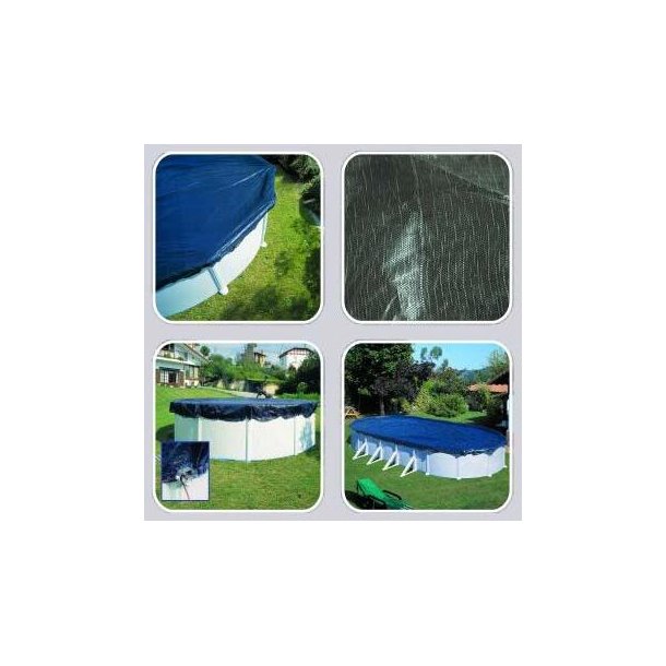 Vinter cover til rund fritstende pool - flere strrelser